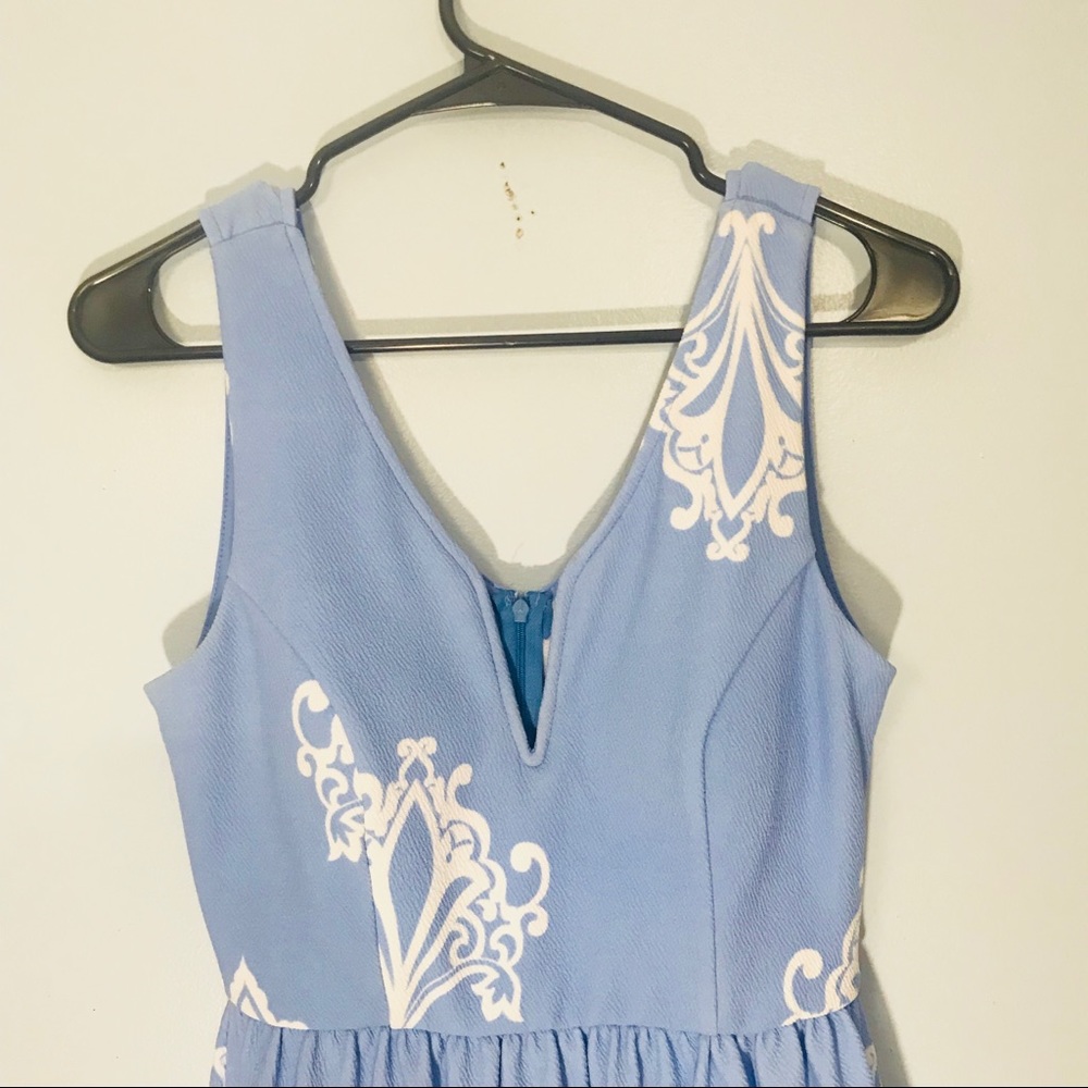 Trac Blue Sleeveless Dress - Picture 2 of 8